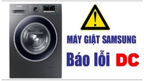Nguyên nhân và cách khắc phục máy giặt Samsung báo lỗi DC  