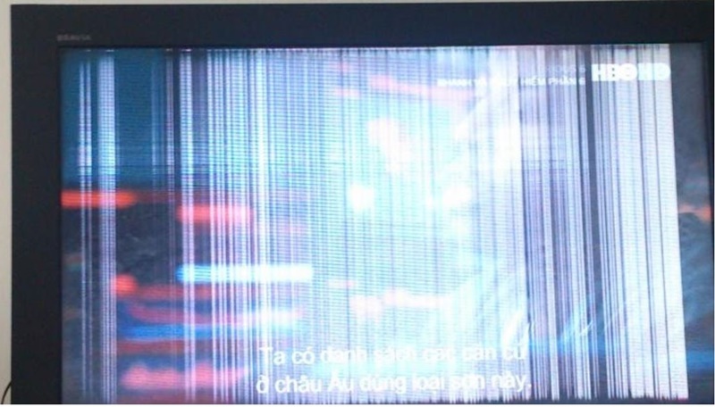 Tivi Samsung bị sọc dọc màn hình