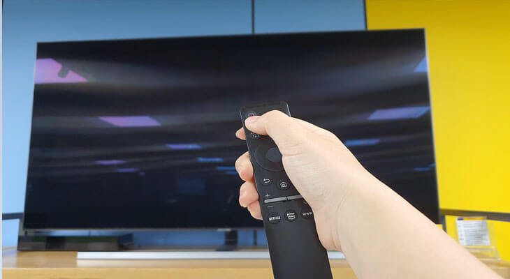 Tivi Samsung mất màu có thể do tùy chỉnh hình ảnh của tivi