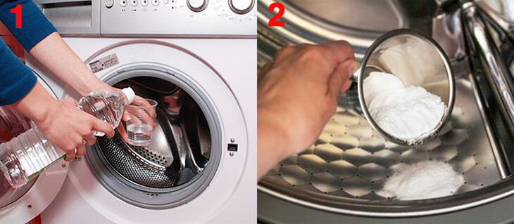 Baking soda tẩy máy giặt